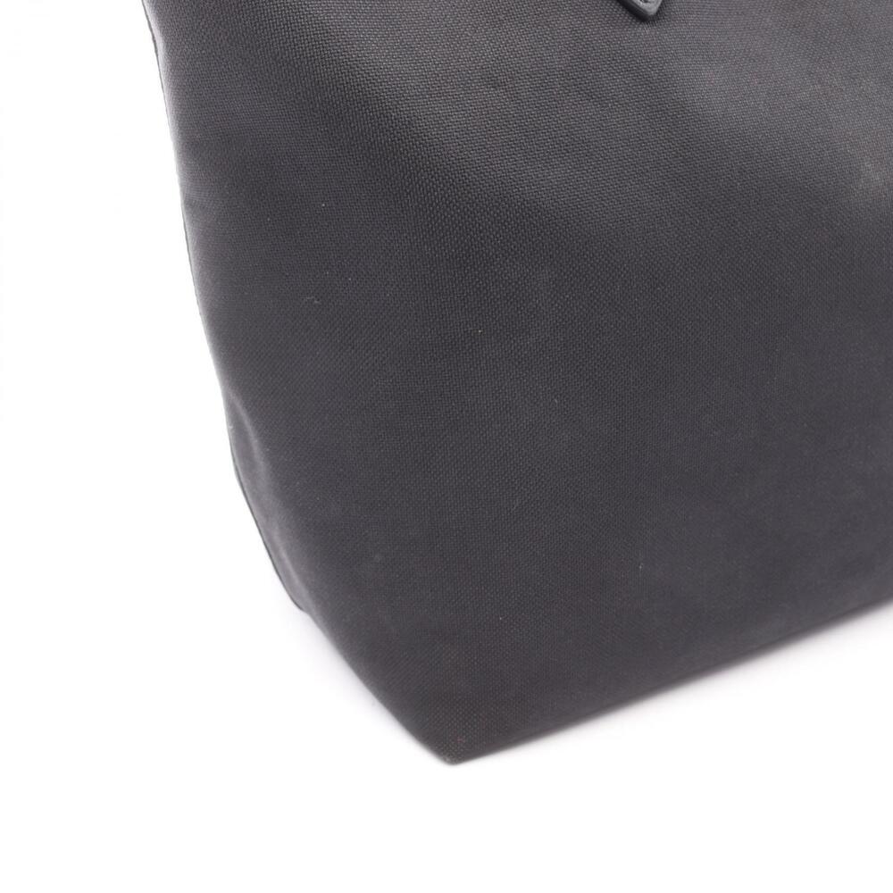 Prada Canvas LOGO Bag Black JACQUARD Leather Tote - Picture 6 of 9